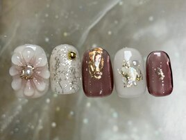 ピンクぷっくりフラワー8480円