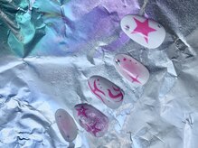 ソウ 難波店 nail salon Sou/チークnail