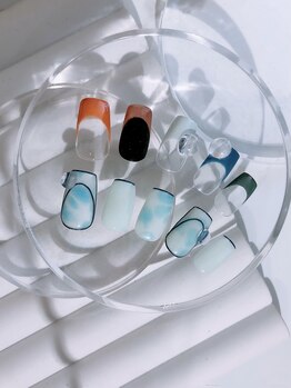 エムディーエーネイル(M.D.A NAiL)/ライトタイダイ