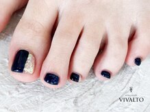 ワールド ビューティ ヴィヴァルト 宝塚店(WORLD BEAUTY VIVALTO)/フット/ネイビー/秋