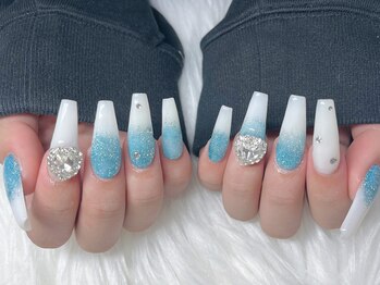 ネイルアルバ(Nail ALBA)/逆ラメグラ