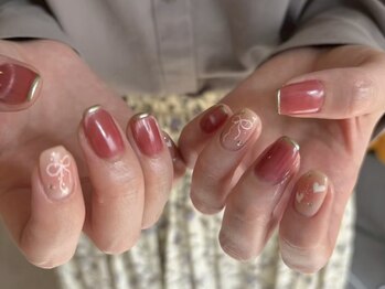シオネイルサロン 下北沢2号店(sio.nailsalon)/お客様持ち込みdesign -90min