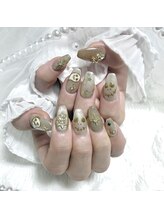 ミニョン(Minyon)/ハロウィンネイル♪秋ネイル