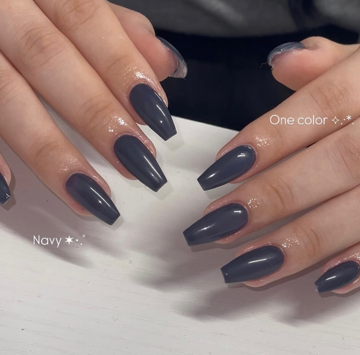 《HAND》長さ出しOK♪【極上フォルム仕上げ◎】ワンカラー／ラメグラ