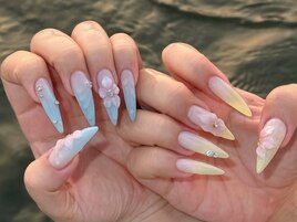 長さだしカラーグラデ