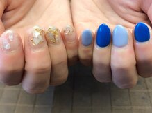 プラハネイル(+HER 美甲)/アシメ☆シェル