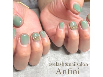 アンフィニ 月島(Anfini)/【ハンド】ジュエリーネイル