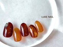 ルークネイル 恵比寿店(LUKE NAIL)/クリアべっこうネイル　春夏秋冬