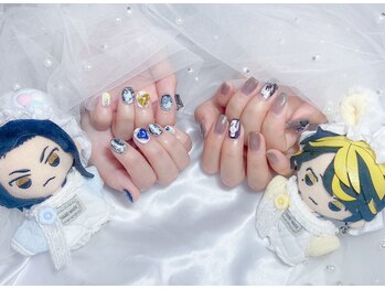 ユディアナッツ(Yudia nutt)/お友達とオソロ痛ネイル♪