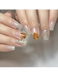 秋といえばべっ甲デザイン