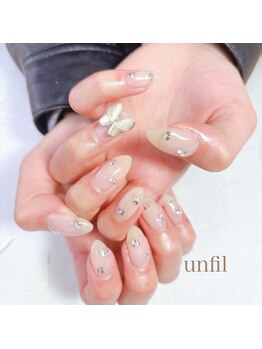 蝶ネイル