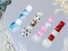 【初回オフ無料★フットネイル】シンプル定額デザイン¥9980→ ¥6980