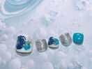 6月定額フットネイルアート
