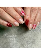 オコネイル ネイルサロンアンドスクール(OCO nail)/チェック柄ネイル