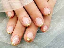 ミラーフレンチネイル