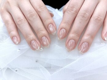 ビーエスネイル 金山店(bs-nail)/《オフィス》微粒子マグ×ラメ