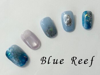 ネイルアンドまつげエクステ ブルーリーフ 四谷三丁目店(Blue Reef)/ブルーネイル