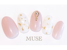 ミューズ MUSE 四街道大日店/大人上品くすみピンクシェル