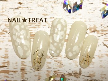 ネイルトリート 茨木駅前店(NAIL TREAT)/レオパードネイル