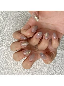 アンダーバーホワイト 大阪上本町店(_WHITE)/ニュアンスネイル