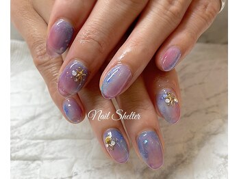 ネイルシェルター 本店/ジェル★モテカワ系