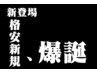 《初回》全身脱毛（顔・VIO付）トライアル　8000円