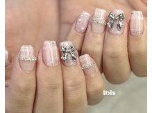 アイビス(ibis)/チェック柄ネイル