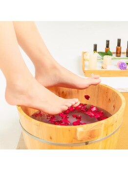 もみ屋/木桶足湯