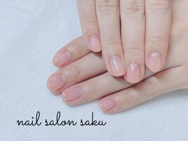 ほんのりピンクグラデ