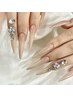【アプレ・ジェルチップ長さ出し】　ワンカラー　￥11500→¥10500