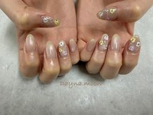 ダイナ ムーン(Dyna moon.)/お花ホロネイル