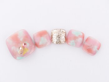 エリクサーネイル 池袋(Elixir Nail)/フット やり放題/クーポン使用