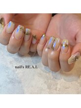 ネイルズリアル 倉敷(nail's RE.A.L)/ミラーネイル