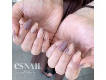 エスネイル 新宿西口店(es NAIL)/purple×mirror