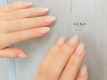 アクロネイル アンド アイ(ACRO NAIL&EYE)/オーロラフレンチ