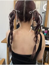 パリス 明治神宮前店(PARiS)/ツイン編み込みアレンジ♪