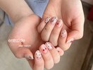 ドットとさくらんぼで韓国っぽ◎