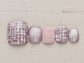 ツイード×ニット 5990円