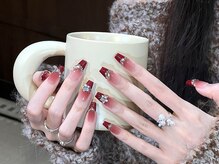 センスネイル 池袋店(Sense Nail)/クリスマス/冬ネイル/ボルドー