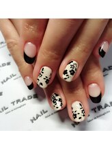 ネイルトレード 西荻窪店(NAIL TRADE)/手描きお花アート