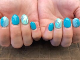 縦グラデーション×オーロラ