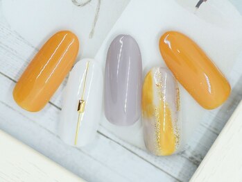 エルミュー(ERMIEUX)/タイダイマーブル・オレンジ(D)