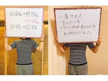 ふぉるしゅ/今までで一番痩せて良かったです