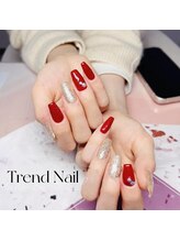 トレンドネイルスタジオ(Trend Nail Studio)/ワンカラーのチップ長さ出し！