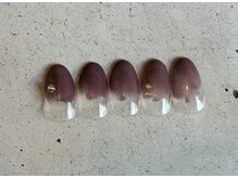 ネイルサロン エムズ(Nail Salon M's)/秋カラーの塗りかけネイル