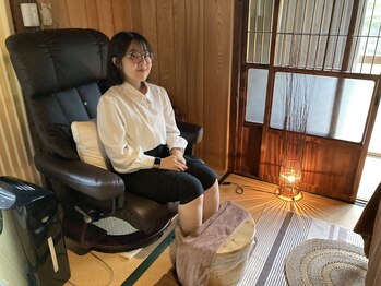 たにあん/足湯をオプションにて試して