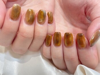 アース コアフュールボーテ 長野稲田店(EARTH coiffure beaute)/ブラウンネイル 8500円