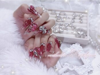 メイプルジェム(Maplegem)/赤ネイル♪