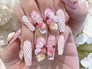 ネイルサロンフォーユー(for u)の写真/《ご新規様ソフトジェル・パラジェルオフ無料★》リーズナブルな価格でお得にネイルを楽しめる♪