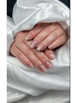 ユリネイル(Yury nail)/マグネット+フレンチ